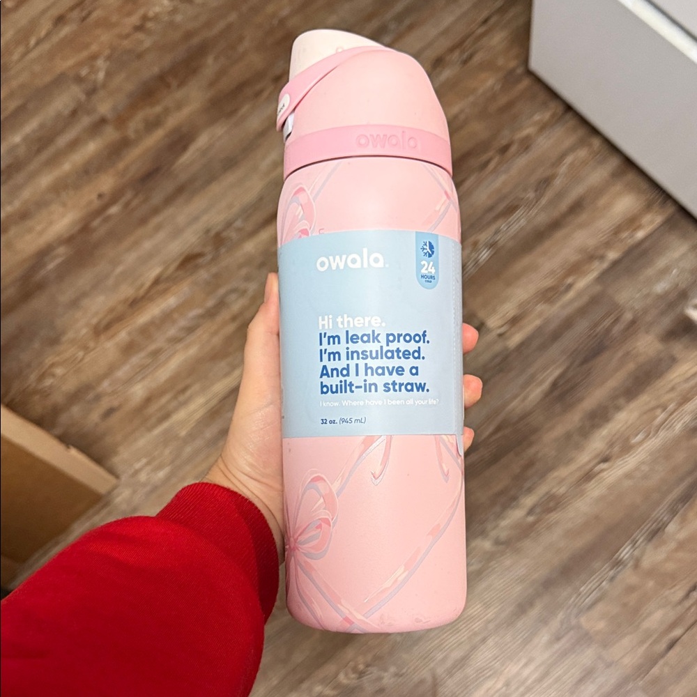 Owala Pink Insulated Water Bottle